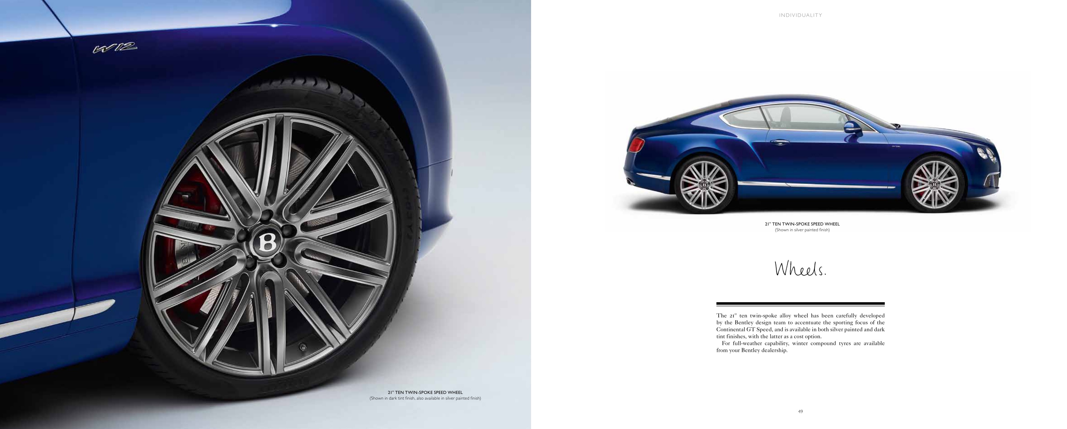 2012 Bentley Continental GT Speed Brochure Page 7